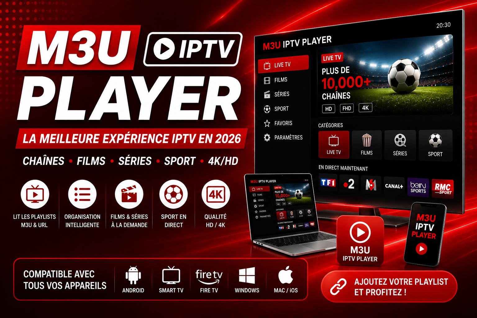 M3U IPTV Player guide IPTV M3U Premium